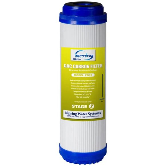 ❗5/$25❗iSpring FG15 GAC Granular Activated Carbon Water Filter Cartridge - Picture 1 of 2